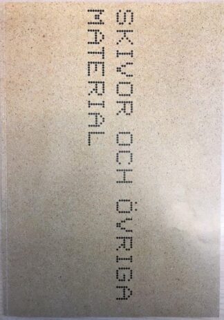 Skivor och övriga material